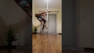 Aerial Deadlift into Handspring #poledance #handspring #polefitness #poledancer