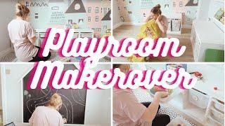 Playroom Makeover - Changing & Rearranging Our Toddlers Playroom - Toy Rotation