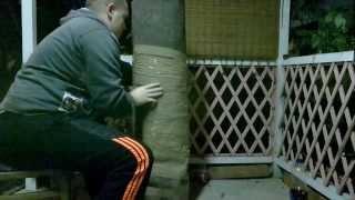 Kako napraviti dzak za boks (KUCNA TERETANA) - How to make sack for boxing (HOME GYM)