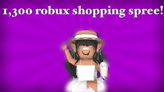 1,300 robux shopping spree!|lecoolv