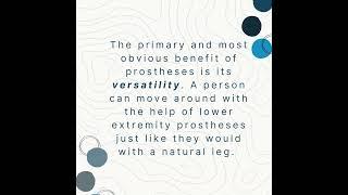 What are the benefit from using prosthesis?