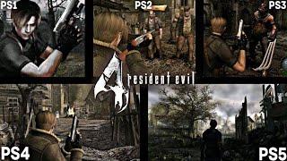 RESIDENT EVIL 4 PS1 VS PS2 VS PS3 VS PS4 VS PS5