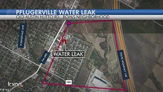 Water leak on Old Austin Hutto Road in Pflugerville repaired