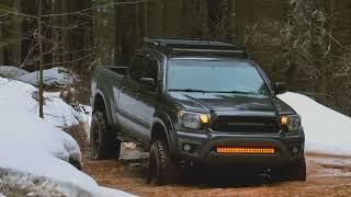 ladee Flats 2023 at its best snow dirt mud lifted toyota tacoma on 35in tires