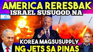 BREAKING NEWS! AMERIKA at ISRAEL LINTIK lang ang WALANG GANTI sa IRAN ! JETS PADATING SA PILIPINAS