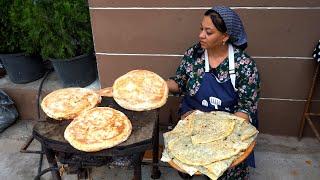 Amazing Stone Oven for Baking Bread and Kutab With Herbs