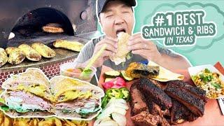 I Drove 4 HOURS for this LEGENDARY SANDWICH & BBQ in a TINY Texas Town | Foods to Eat Before You Die