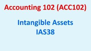 IAS38 - Intangible Assets (Full Analysis)