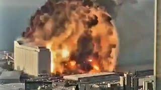 Beirut Explosion different angles | WARNING DISTURBING VIDEOS