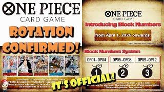 Rotation CONFIRMED for the One Piece TCG! Older Sets WILL Go Away! (One Piece TCG News)