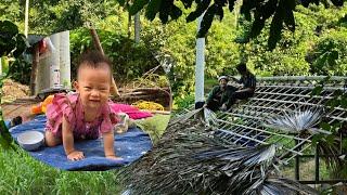 Family happiness: giang nga and Phong complete their home - happy life with their little daughter.