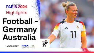 Germany 3-0 Australia - Women's Group B Football | Paris Olympics 2024