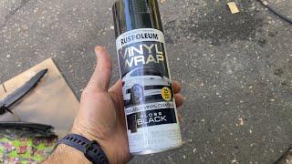 Rustoleum vinyl spray wrap product review & how to use for best results