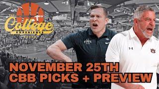 College Basketball Picks - Monday, November, 25th | The College Experience: Basketball