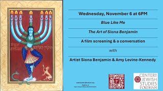 “Blue Like Me”: An Evening with Siona Benjamin. A film screening and artist presentation