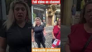 Newcastle protesters speak out on why they are protesting in Newcastle - #newcastleprotest