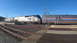 Amtrak train #5 California Zephyr in Martinez Ca 10/22/24