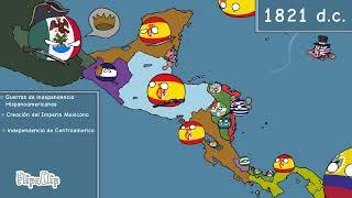 Historia Centroamerica Countryballs 