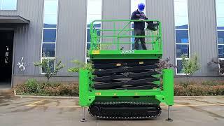 Rough-Terrain Electric Scissor Lift