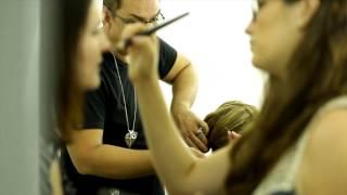 Behind the Scenes on our GLAMOUR Hair cover shoot