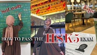 I passed the HSK5 exam with ONLY 5 weeks of studying| Study and exam tips