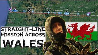 I tried to walk across Wales in a completely straight line, inspired by 'GeoWizard'