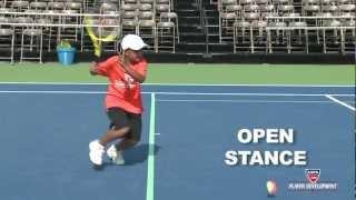 10 and Under Tennis Lesson | 60 Orange Forehand Footwork