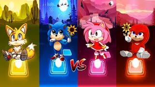 Baby Tails - Baby Sonic - Baby Amy Rose - Baby Knuckles  | Tiles Hop EDM Rush!