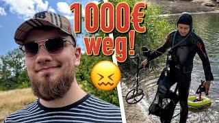 Er hat einen 1000€ Luxus Gegenstand verloren!! ‍ (Kann ich mit dem Metalldetektor helfen?!)