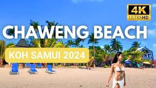 How is Chaweng Beach on Koh Samui in 2024? Beach Walk Thailand! 