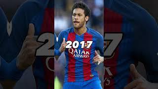 NEYMAR OVER THE YEAR