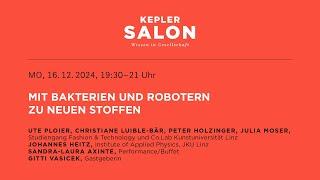 Kepler Salon: MIT BAKTERIEN UND ROBOTERN ZU NEUEN STOFFEN