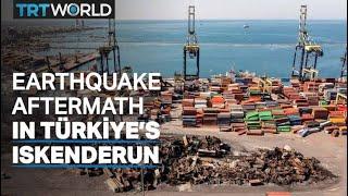 Quakes ravage major Turkish port