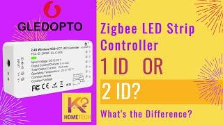 Hue Compatible Gledopto 1ID vs 2ID RGBCCT Zigbee LED Strip Controller. What's the differences?