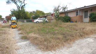 This YARD was left to ROT so I gave it a FREE YARD CLEAN UP for the NEIGHBORHOOD