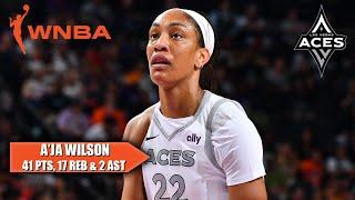 HIGHLIGHTS from A’ja Wilson’s 41-PT DOUBLE-DOUBLE vs. the Mercury  | WNBA on ESPN