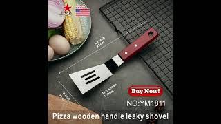 Pizza Shovel Stainless Steel Wooden Handle Spatula YM1811