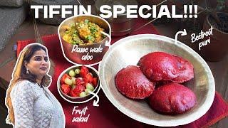 Easy Rasse Wale Aloo & Beetroot Puri - Colourful, Flavour-Packed Combo