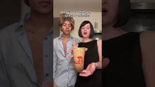 nara smith and lucky try chic-fil-a