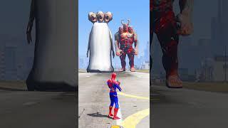 Superheroes Vs Giant Lava Titan And Granny Match, Who is the Powerful |#shorts