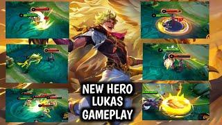 MOBILE LEGENDS NEW HERO LUKAS GAMEPLAY •• INSPIRED BY NARUTO •• MOBILE LEGENDS •• MLBB