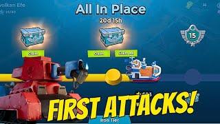 Warships Season 75 [ First Day Upgrades. Next Rocket Choppa] Boom Beach Gameplay