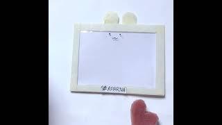 DIY whiteboard (rabbit design)...Aparna