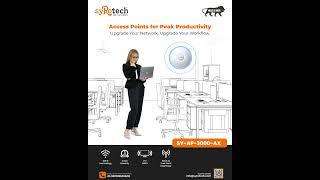 Power Your Network with SY-AP-3000-AX! #syrotech #wirelesssolutions #accesspoint #connectivity