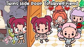 Twins Sister Hide Poor To Have Friend ‍️ Toca Life World |  Toca Boca