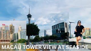 MACAU TOWER VIEW AT SEASIDE WALKING |Arlyn Aquino Vlog