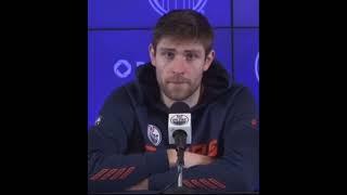 Leon Draisaitl vs. Stupid Reporter