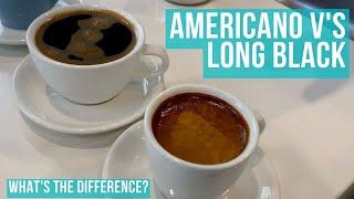 How to Make an Americano & Long Black  (What's the difference?)