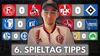 RHEINDERBY IN DÜSSELDORF  | MEINE TIPPS ZUM 6. SPIELTAG DER 2. BUNDESLIGA ️