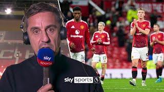 Gary Neville's honest reaction to Man Utd's 'disgusting' first-half performance 